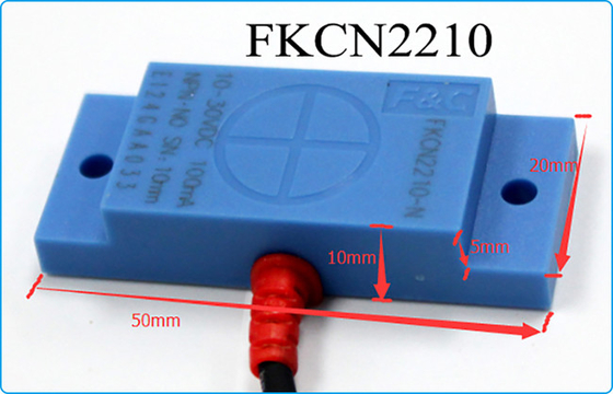 tipo rilevazione capacitiva quadrata di 10mm PNP del metallo del sensore FKCN2210-P del commutatore di CC di 12V non