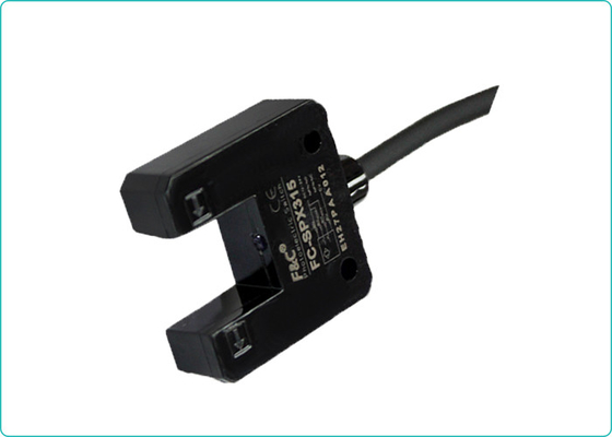 4 sensore ottico scanalato 15mm dei cavi 5V-24VDC tramite il commutatore fotoelettrico del fascio