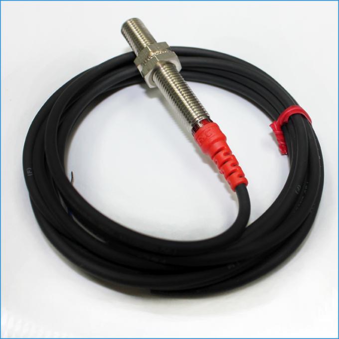 12V tipo interurbano di percezione del sensore di prossimità dei cavi M8 NPN di vampata 3 2mm